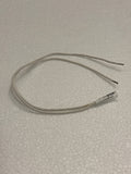 I.4236 PILOT WHITE STEEL 250V
