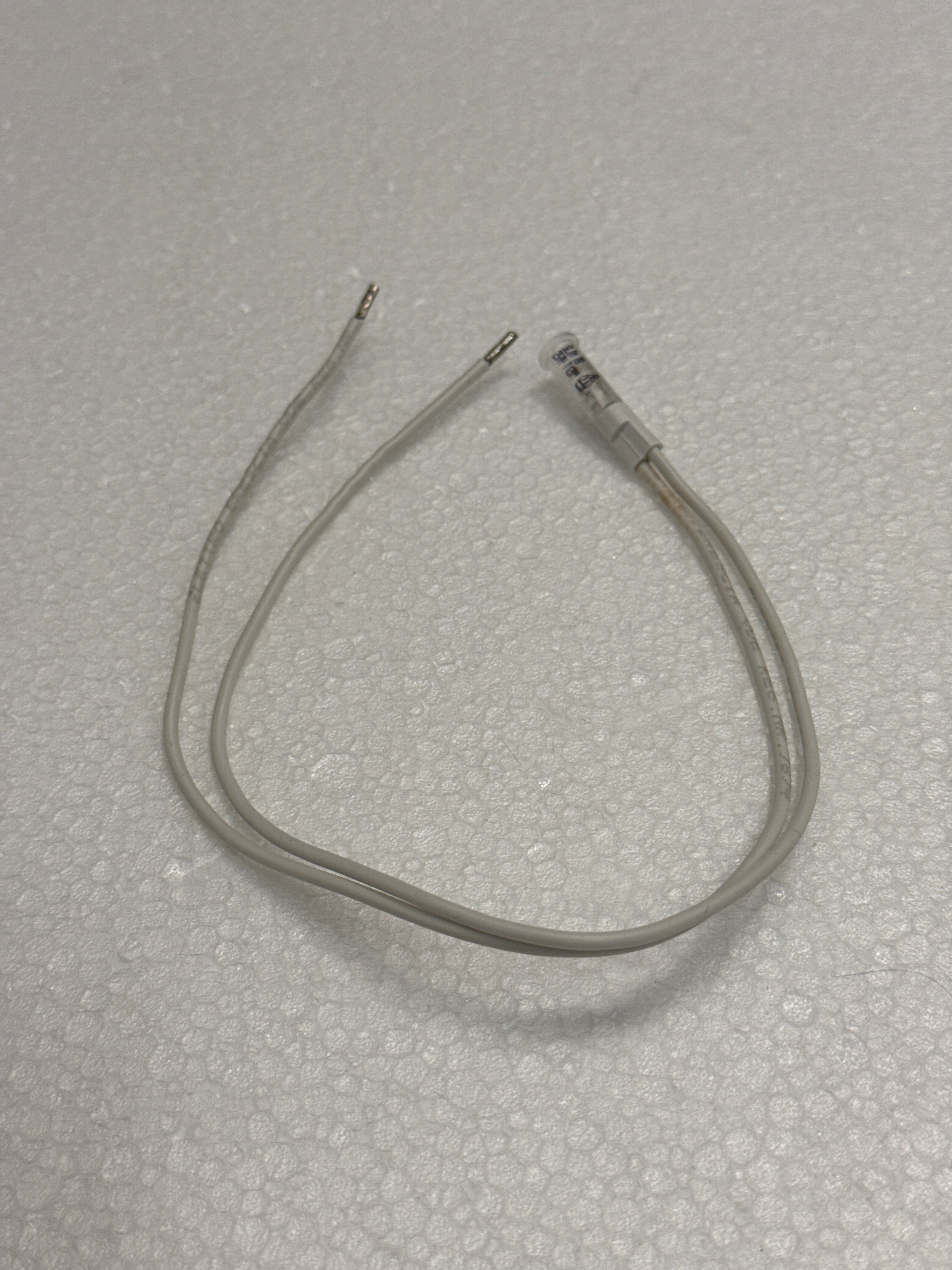 I.4236 PILOT WHITE STEEL 250V