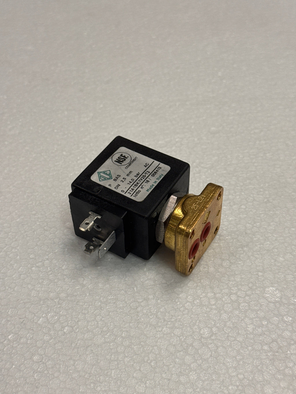 K02452 2-WAY FLANGE VALVE , ORIFICE 2.5mm; S.ST.; 230VAC
