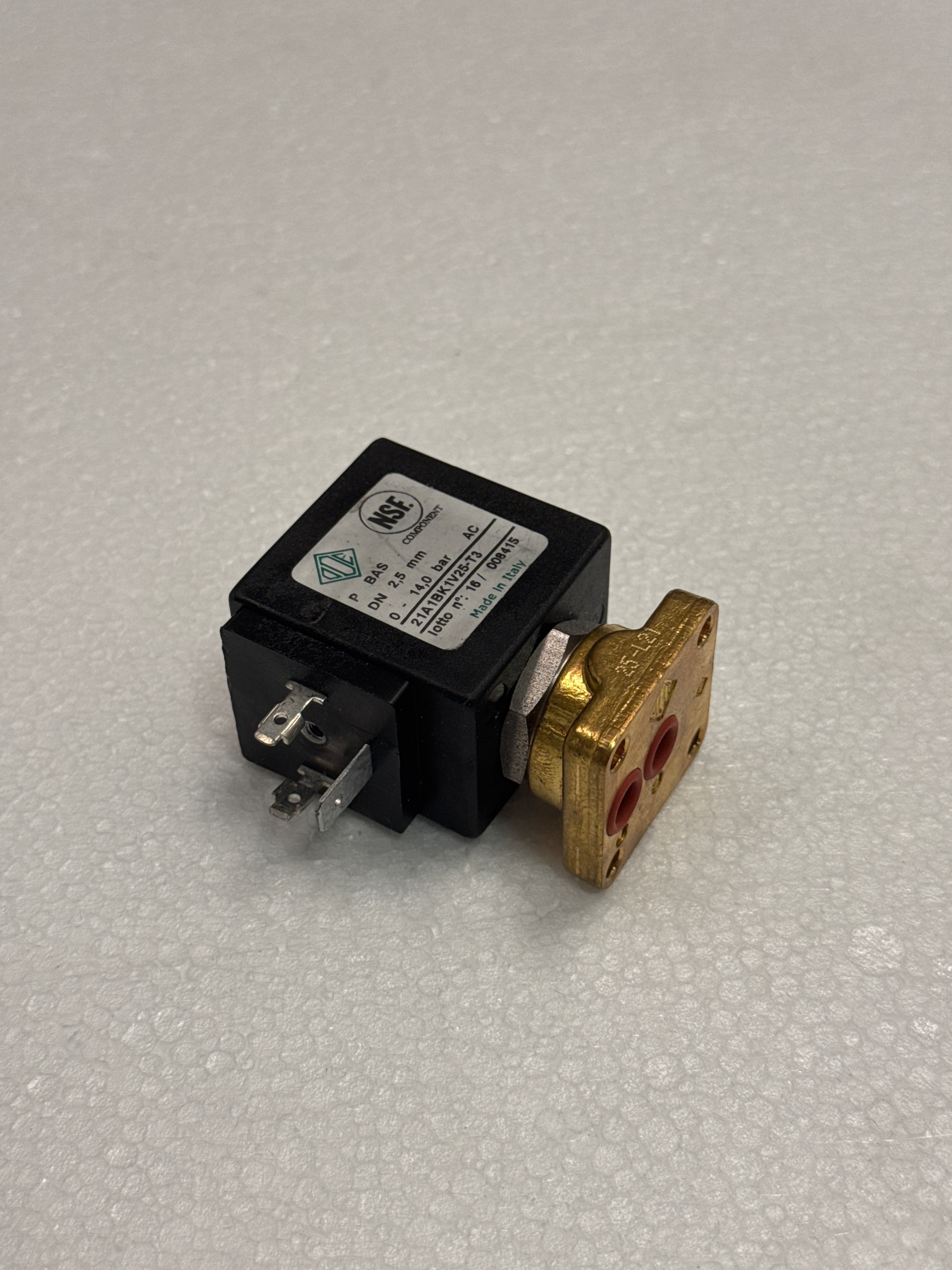 K02452 2-WAY FLANGE VALVE , ORIFICE 2.5mm; S.ST.; 230VAC